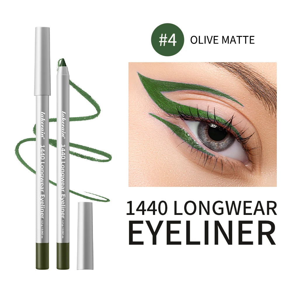 Waterproof Eyeliner Pencil Long Lasting Smudge Proof Makeup - 27
