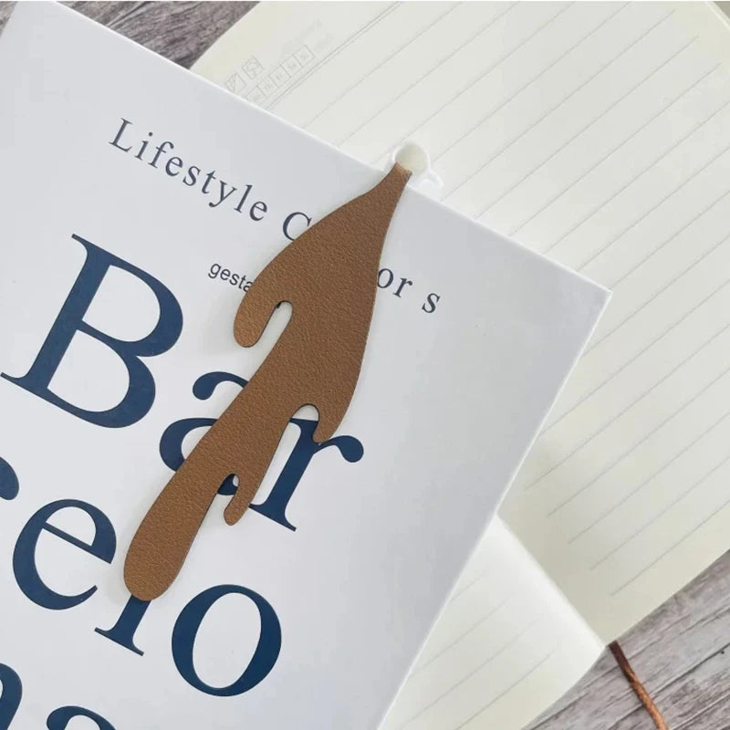 Spilled Coffee Bookmark Unique Reading Corner Marker for Book Lovers - 7