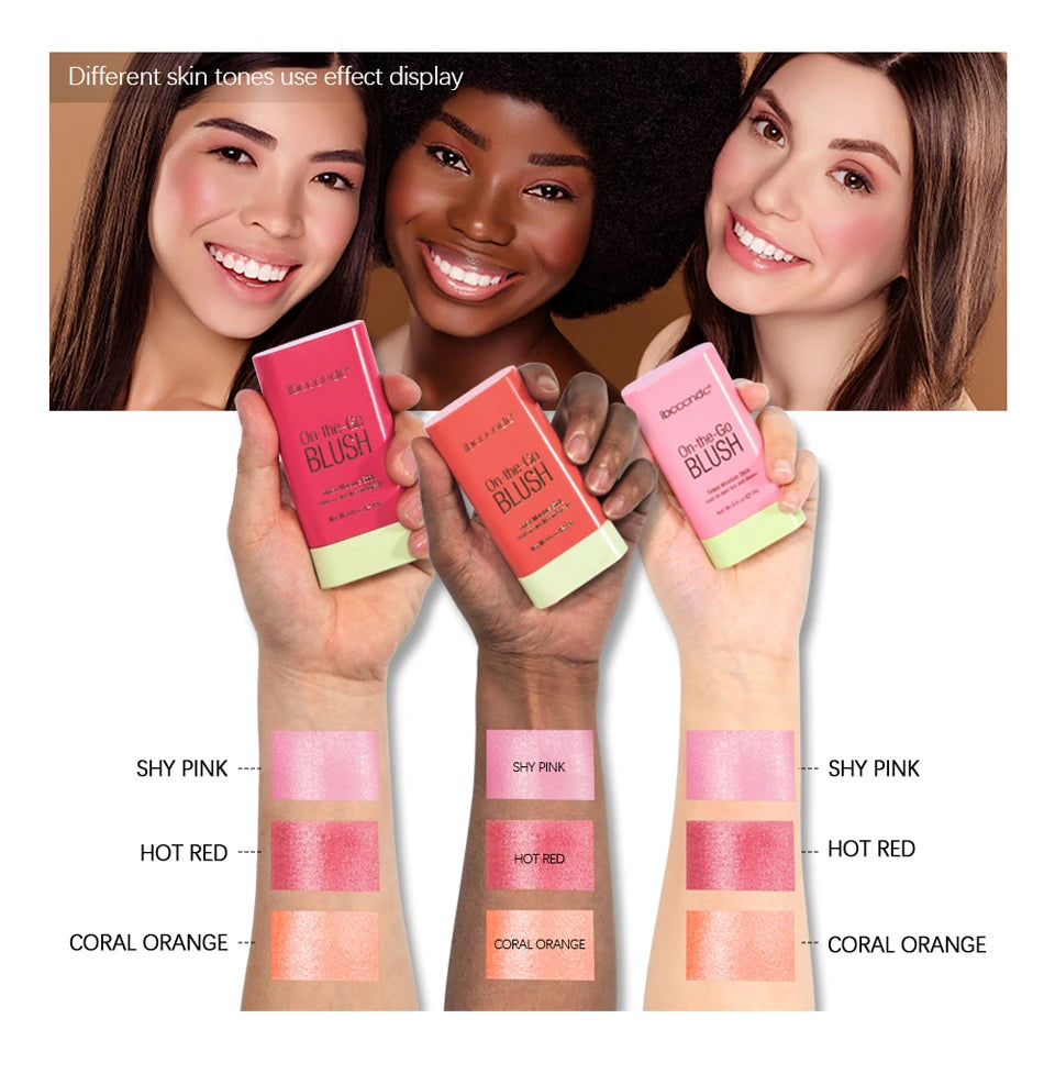 Korean Blush Stick Matte Cream Blusher & Tinted Makeup Stick - 15