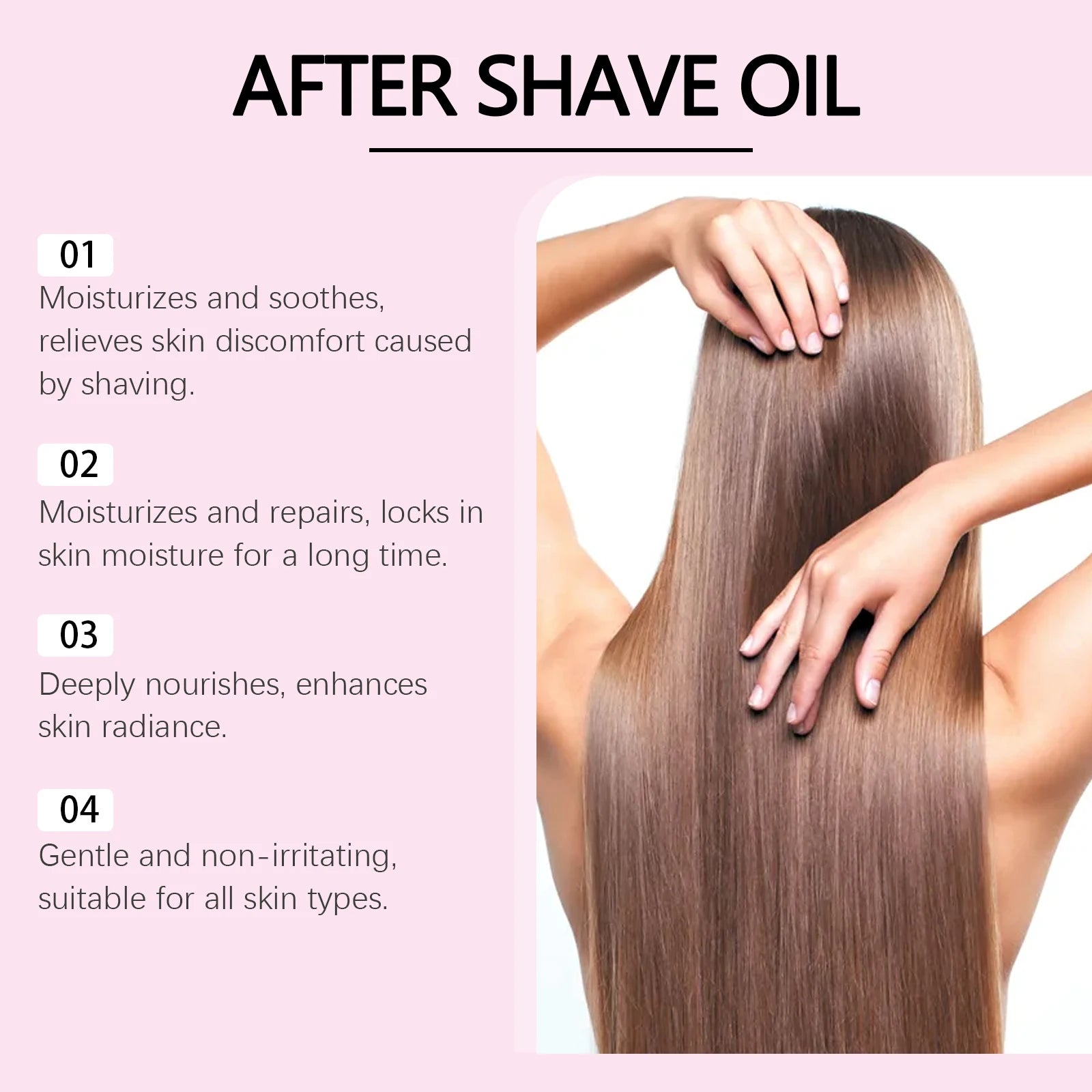 Strawberry After Shave Oil Soothing Post Wax Hair Removal Care - 10