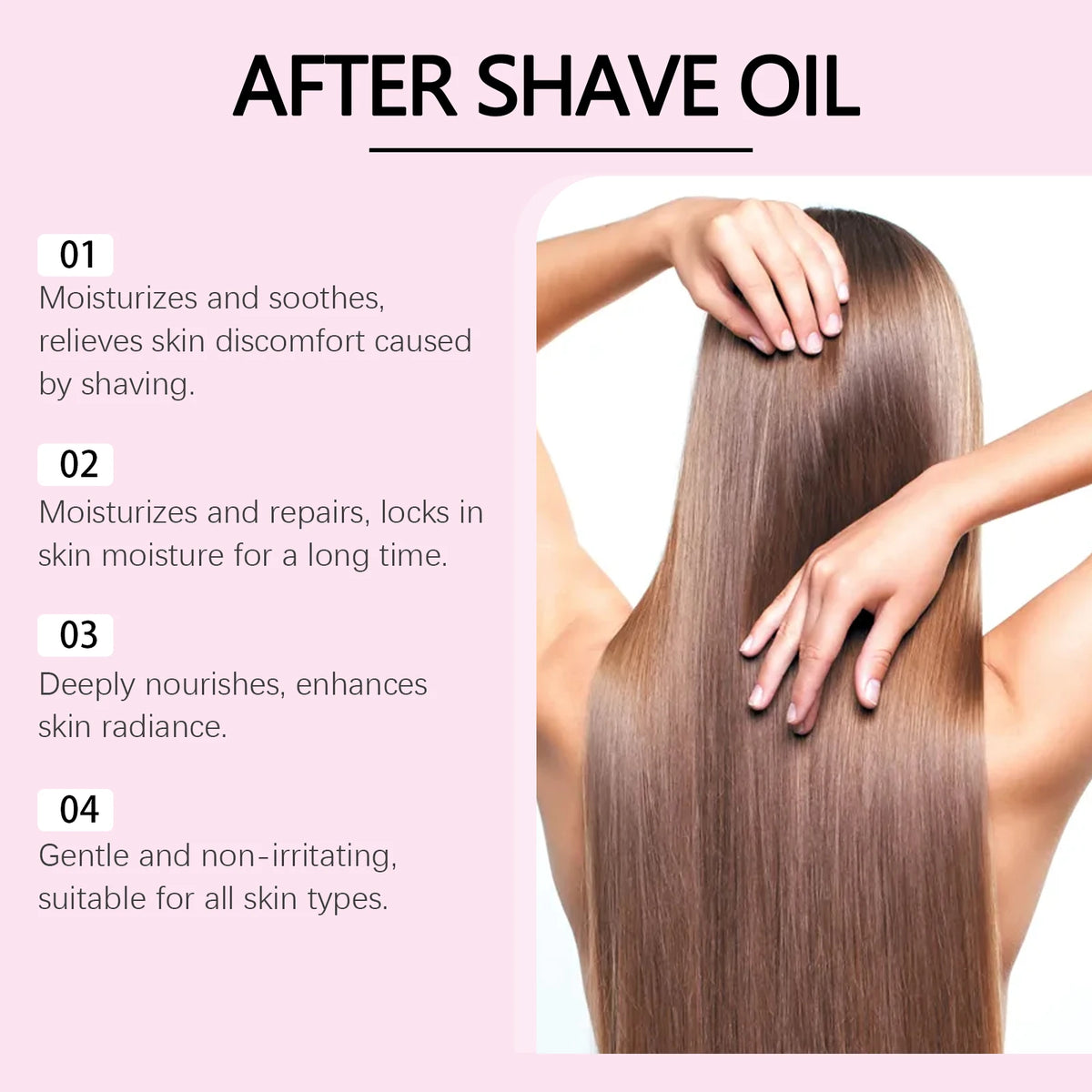 Strawberry After Shave Oil Soothing Post Wax Hair Removal Care