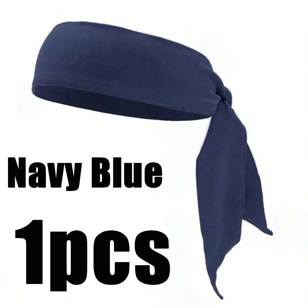 Unisex Sweatband Sports Headband Moisture Wicking Athletic Hair Tie - 17