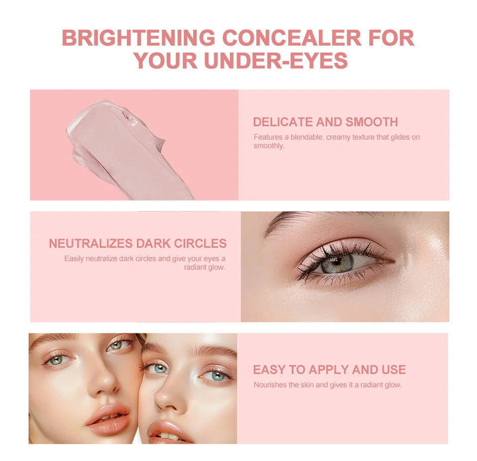 Lakerain Under Eye Brightener Hydrating Concealer Cream