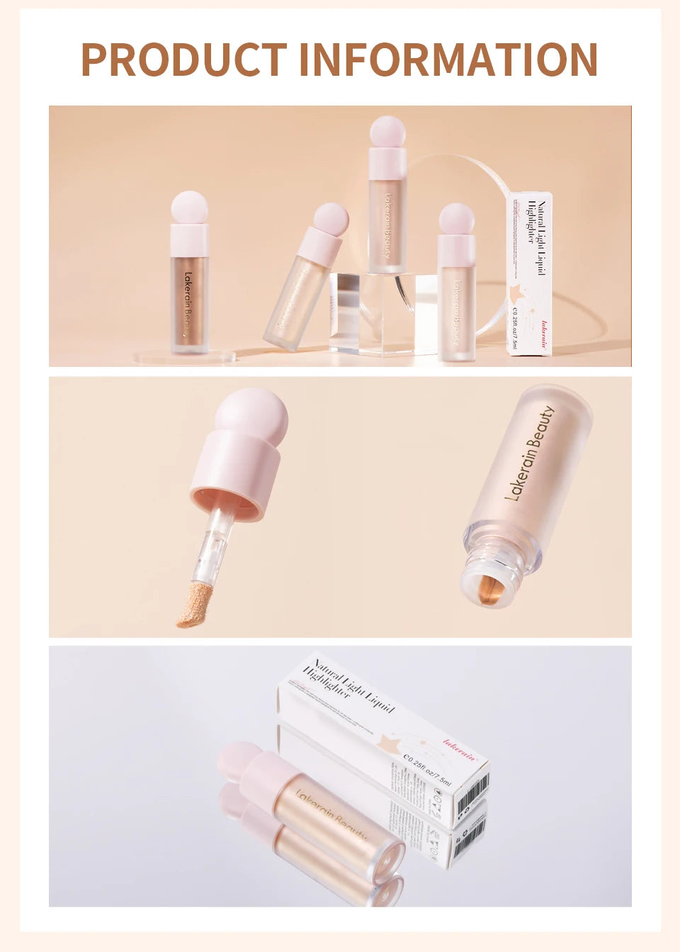 Liquid Highlighter Makeup Natural Glow Luminizer