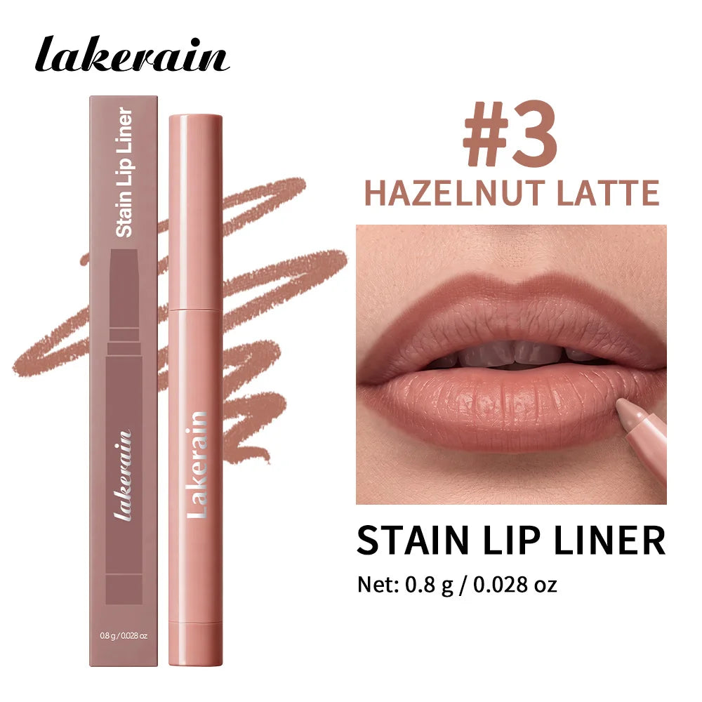 Stain Lip Liner Pencil Waterproof Long Lasting Matte Lip Contour Pen