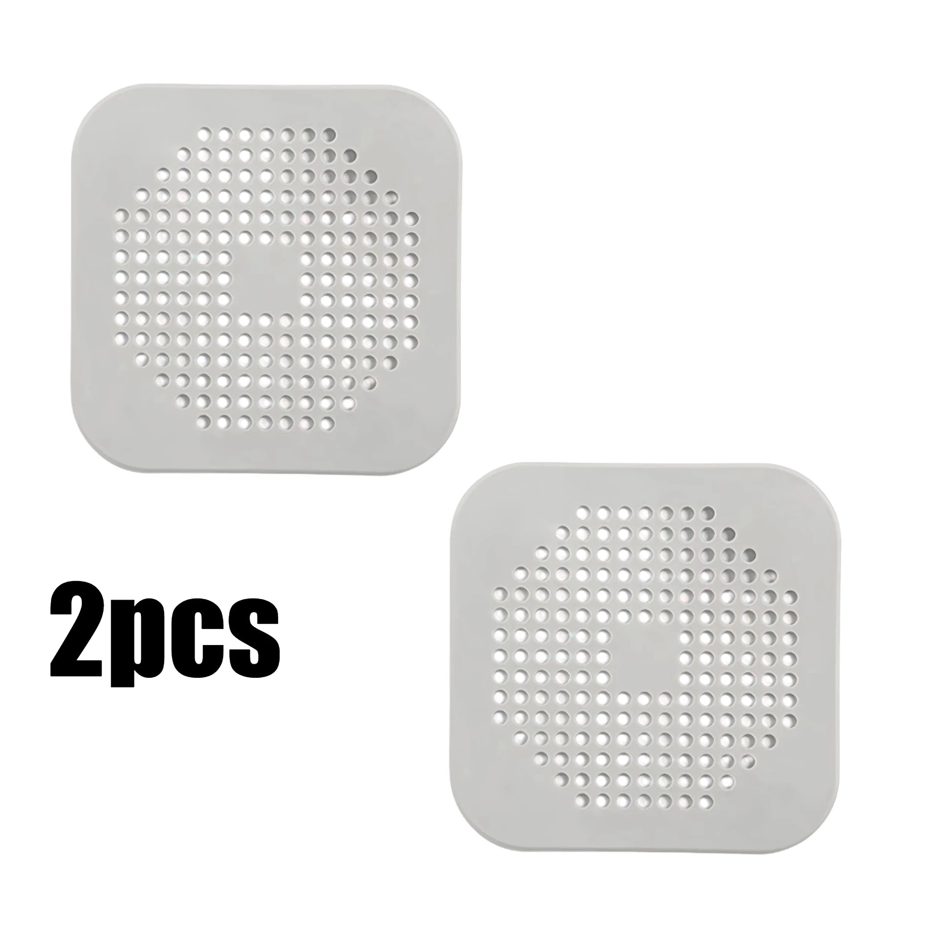 Silicone Shower Drain Hair Catcher Kitchen Sink Strainer Plug Filter - 18