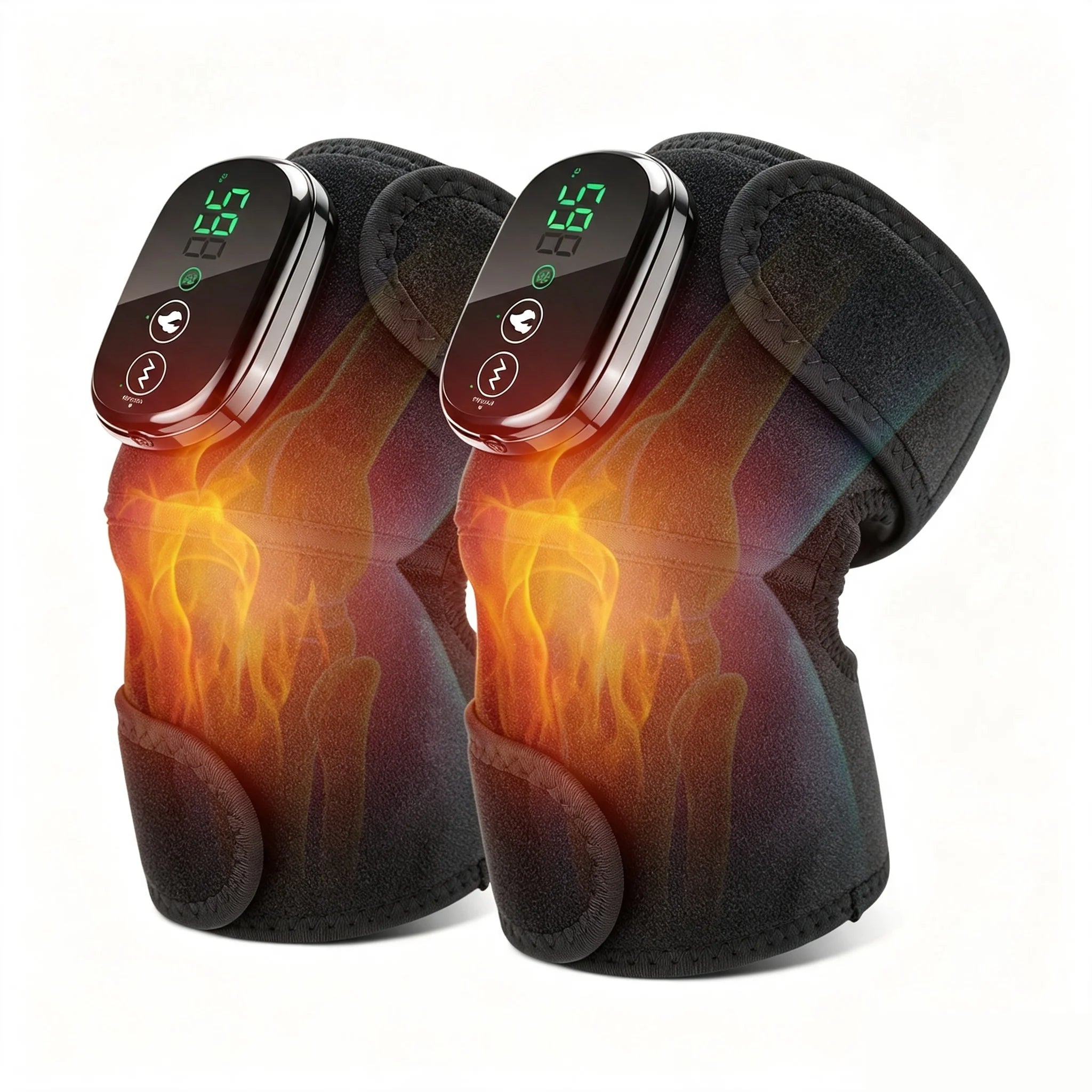 Cordless Heated Knee Massager and Heating Pad - 16