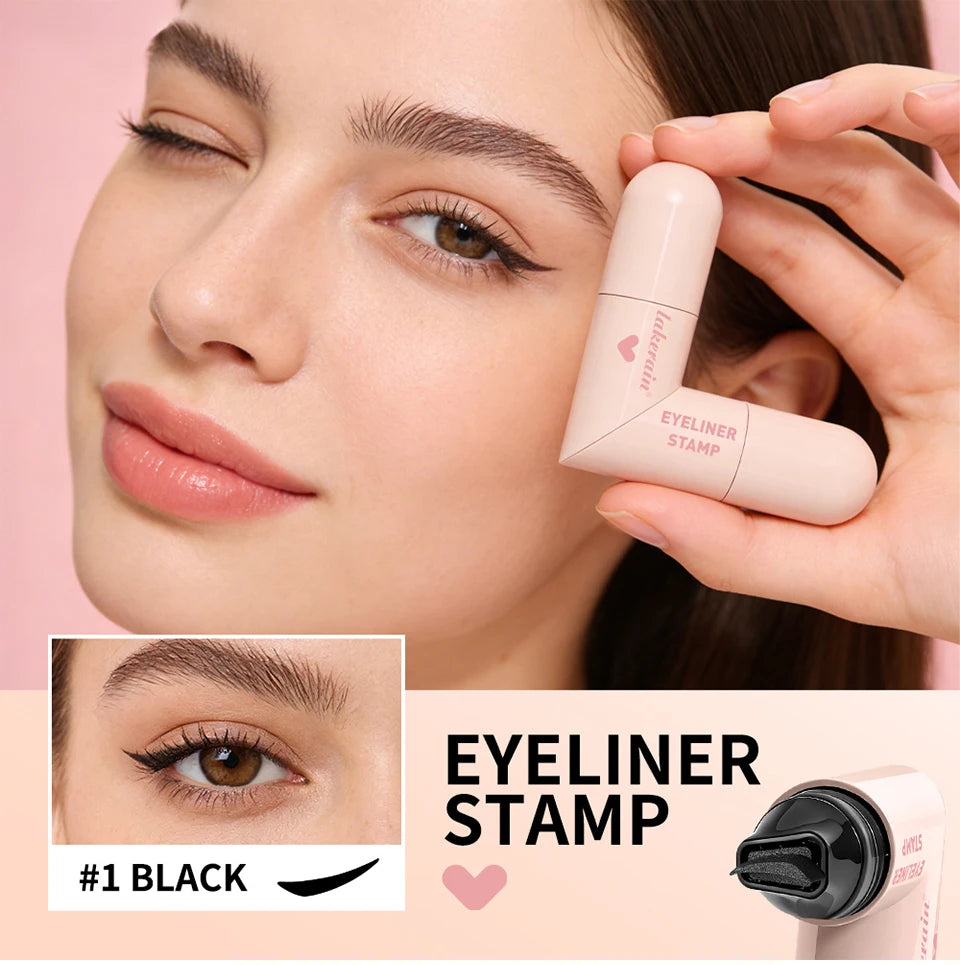 Triangle Liquid Eyeliner Stamp Waterproof Winged Pencil Pen