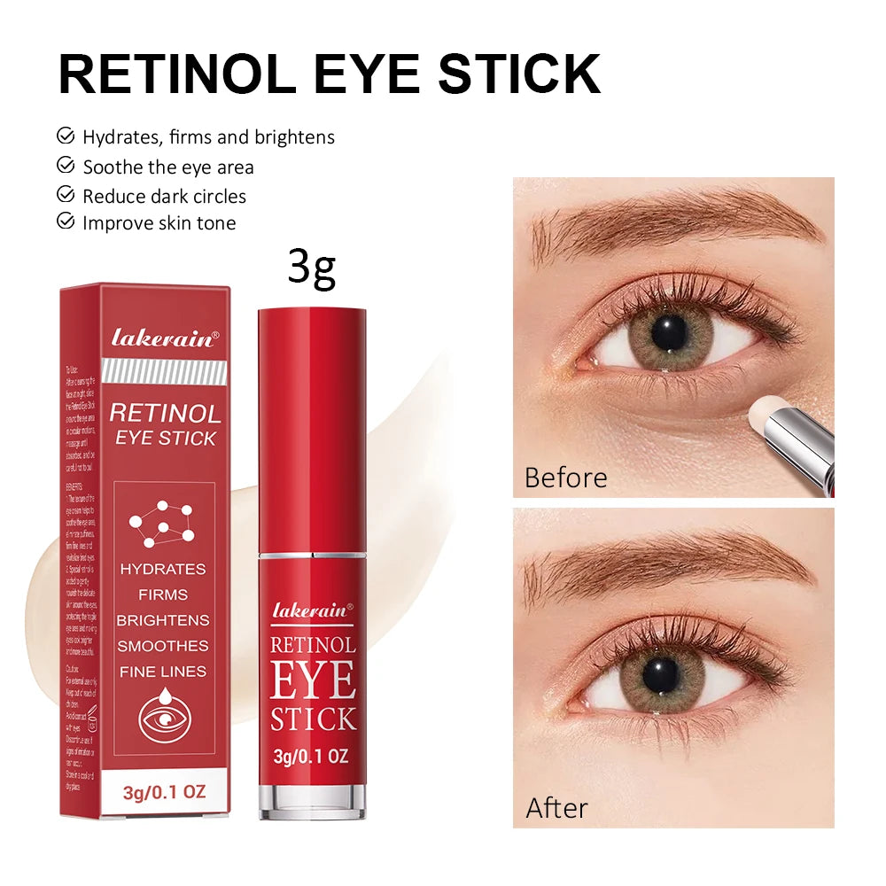 Lakerain Retinol Eye Cream Anti Wrinkle Dark Circle Firming Stick
