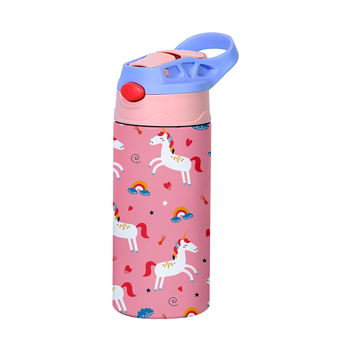 350ml Cartoon Insulated Stainless Steel Water Bottle Kids Vacuum Flask - 39