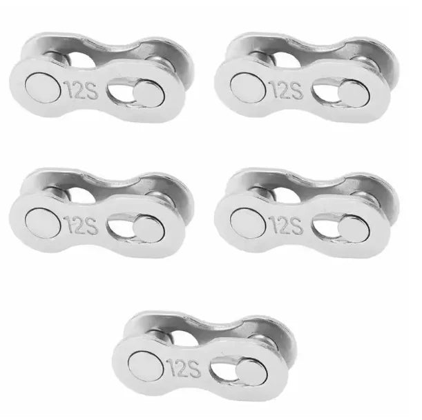 5 Pair Gold Bicycle Chain Quick Link Connector for 6 to 12 Speed Bikes