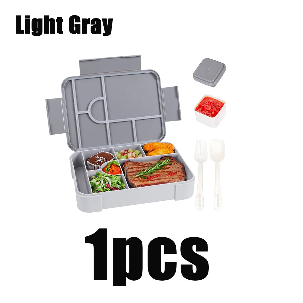 YOCITY Leakproof Bento Lunch Box Divided Food Container for School Work - 21