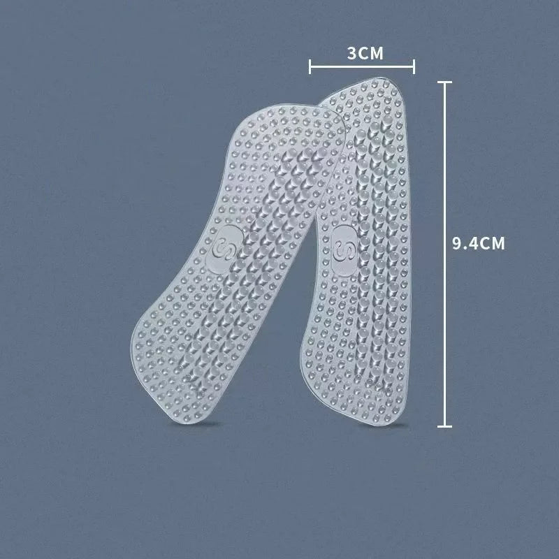 Silicone Heel Grips Anti Slip Shoe Inserts for Women Heel Protectors - 13