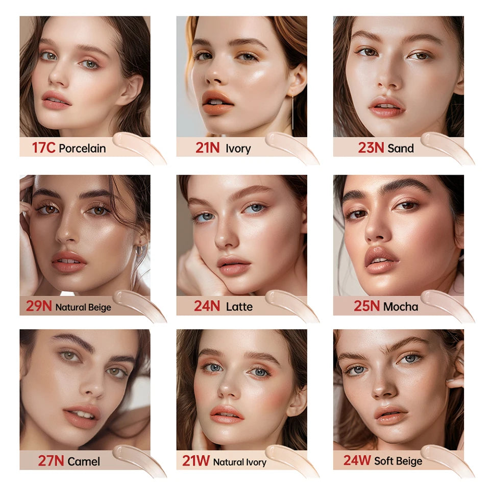 Waterproof Cushion Foundation Refill Long Lasting Korean Makeup CC Cream - 10