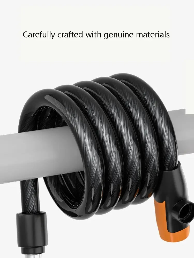 Heavy Duty Bike Lock Steel Cable Anti Theft Security Chain for Bicycle - 11