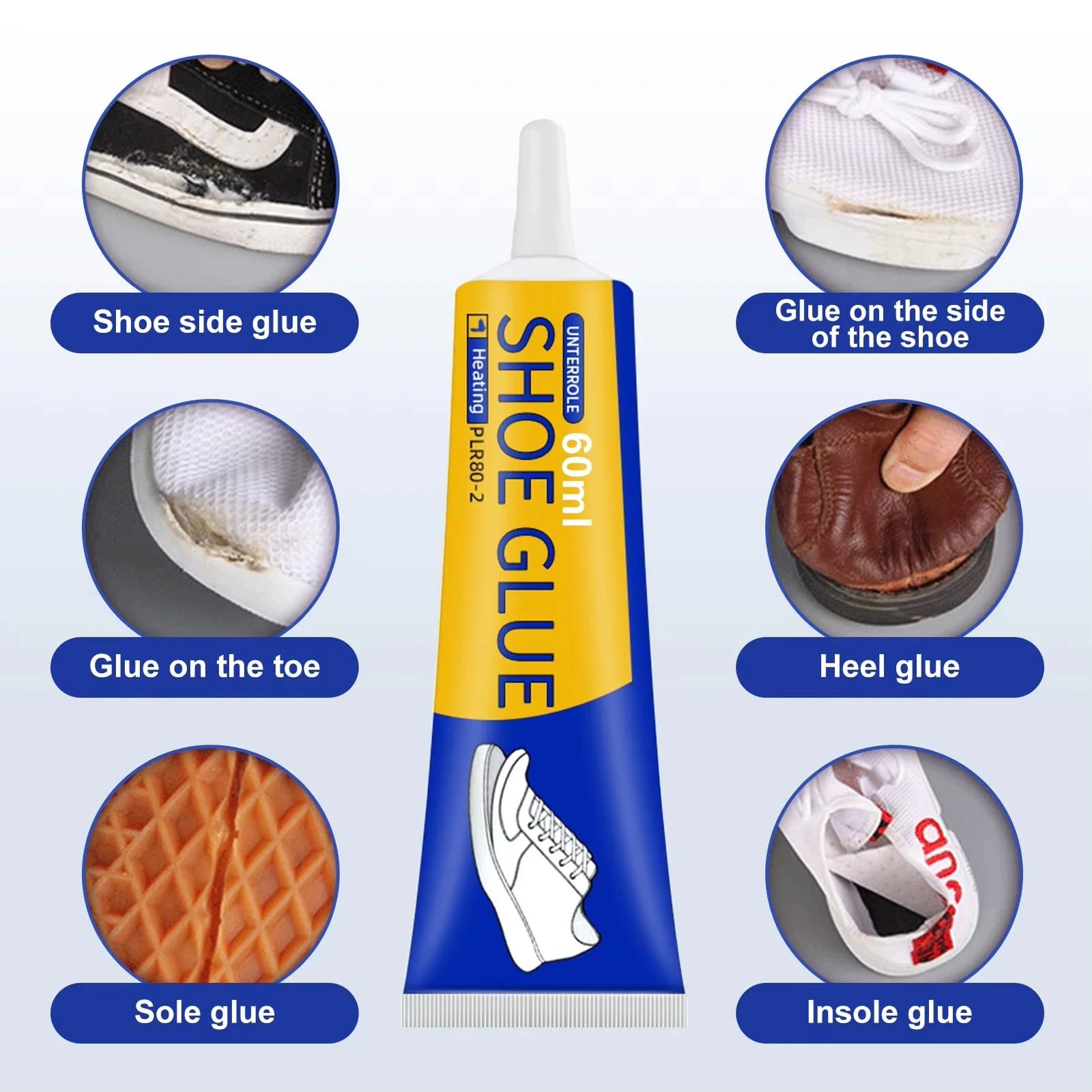 Strong Shoe Repair Glue Waterproof Adhesive for Sneakers and Leather