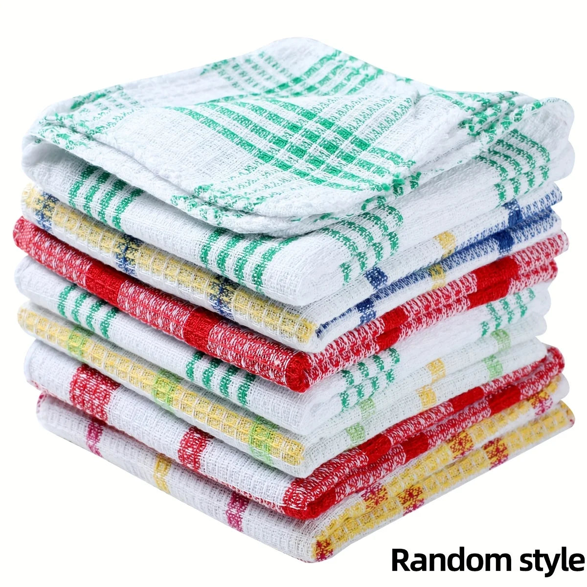 Waffle Weave Kitchen Towels Absorbent Dish Cloths Set for Cleaning