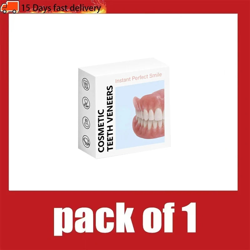 Soft Silicone Dentures Full Set Upper And Lower False Teeth