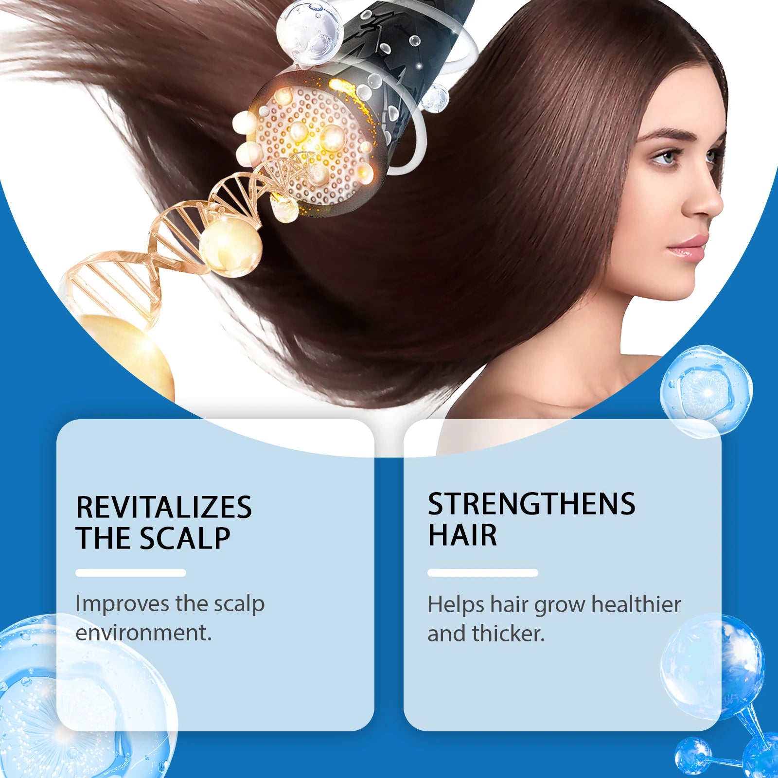 Rosemary Hair Growth Serum Roller Split Ends Repair Oil - 3