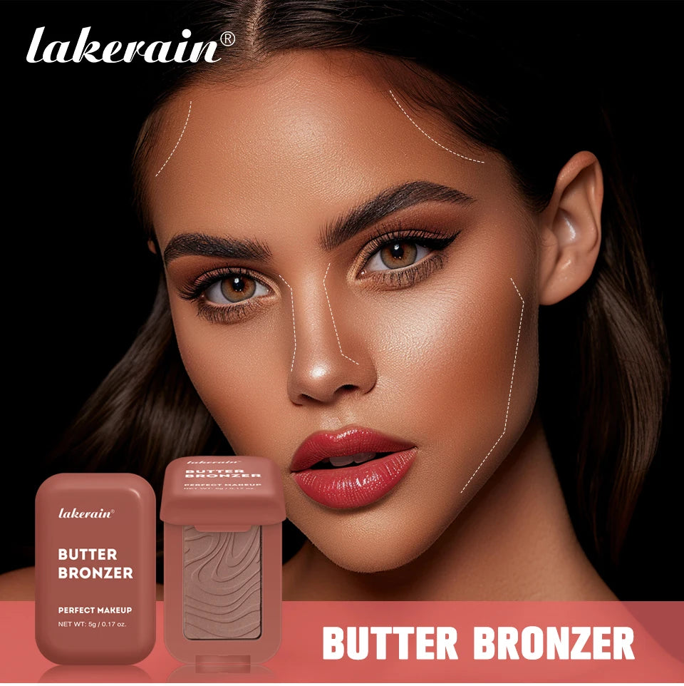 Lakerain Butter Bronzer Powder Contour Makeup Palette - 7