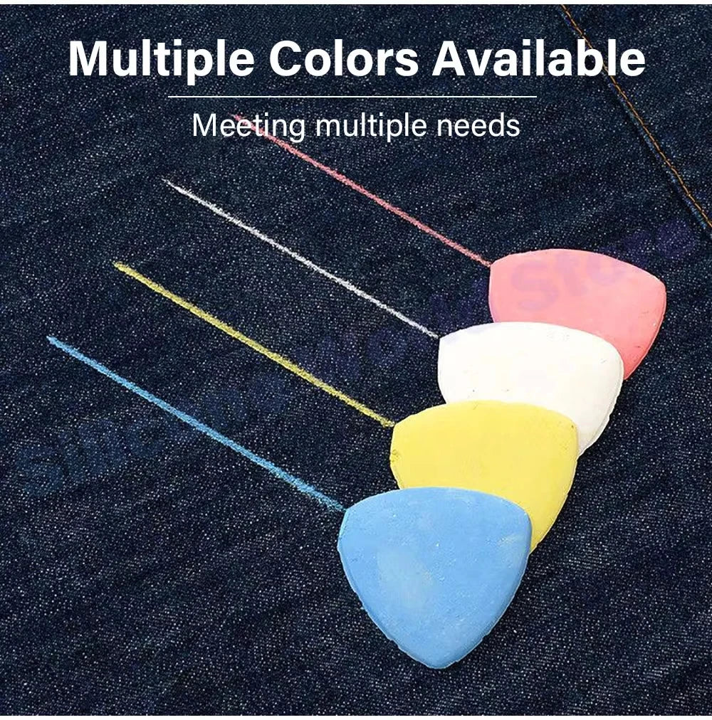10pc Tailors Chalk Set Erasable Fabric Marker for Sewing and Patchwork
