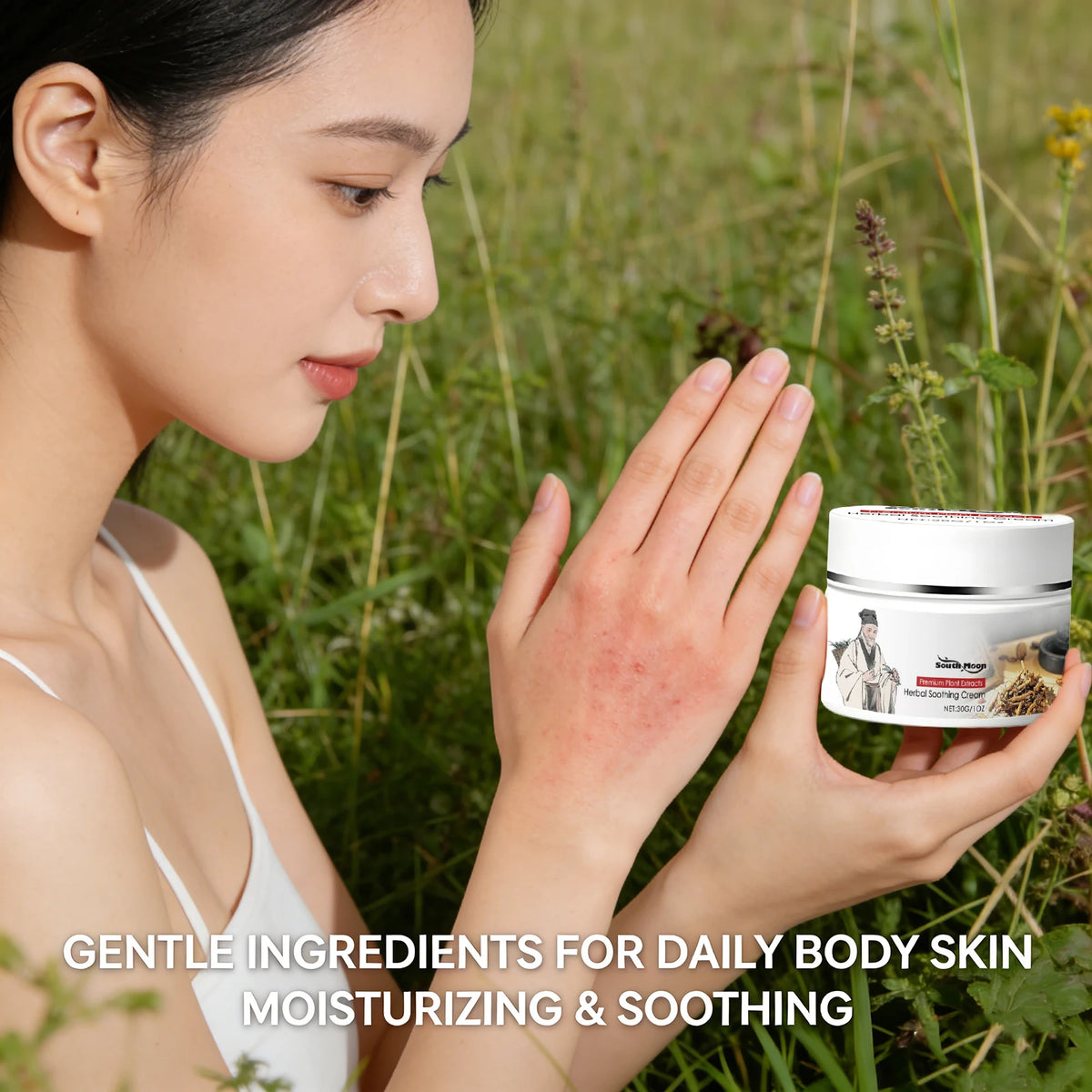 Herbal Soothing Cream Relieve Itching And Moisturizing Skin Care