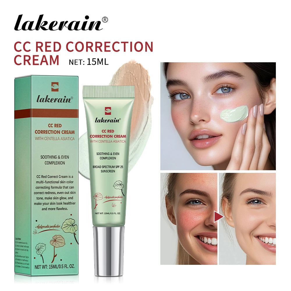 Color Correcting CC Cream Moisturizing Waterproof Makeup Foundation - 40