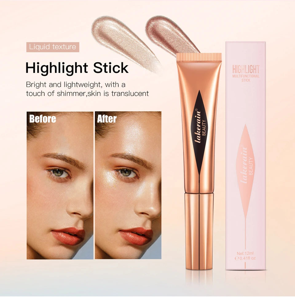 Liquid Contour Wand Blusher Highlighter Makeup Stick - 9