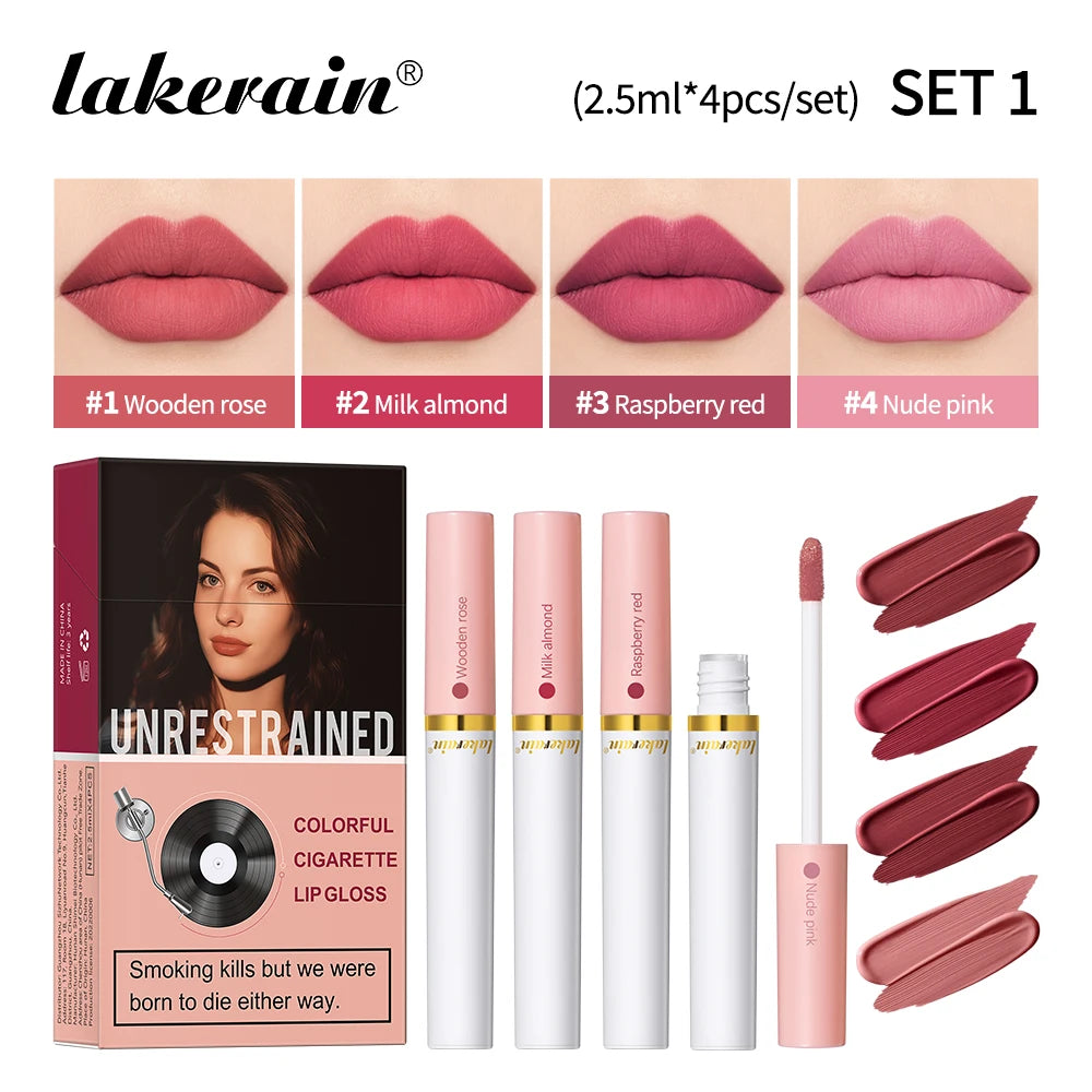 Matte Lipstick Set Waterproof Long Lasting Lip Tint Makeup - 19