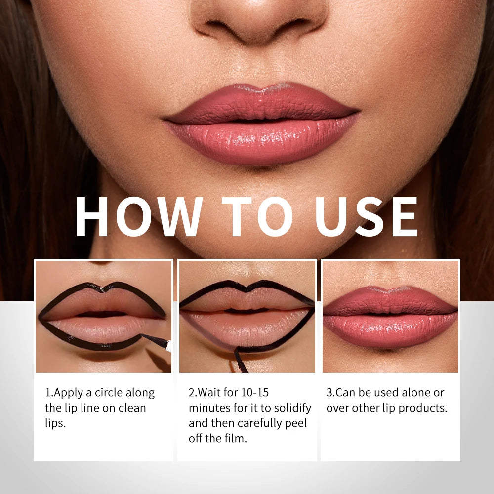 Peel Off Lip Liner Tattoo Stain Long Lasting Waterproof Lip Tint