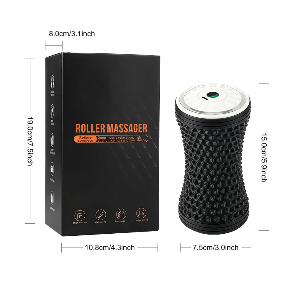 Electric Vibrating Massage Roller Muscle Recovery Tool