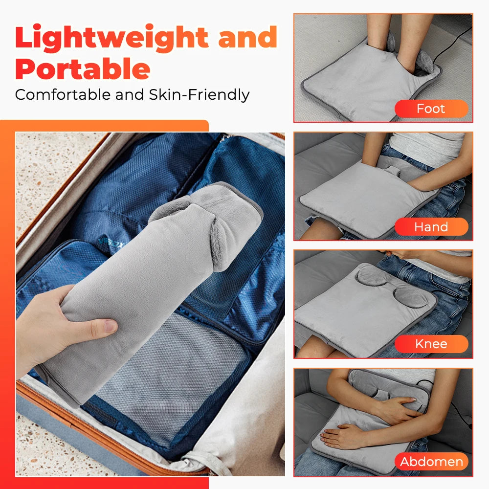 USB Foot Warmer Electric Heated Feet Warmer