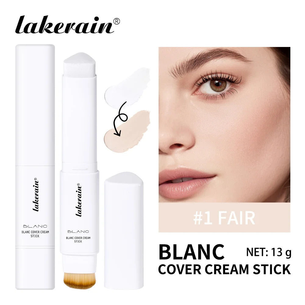Dual-Ended Color Changing Foundation Stick Smooth Makeup Blending