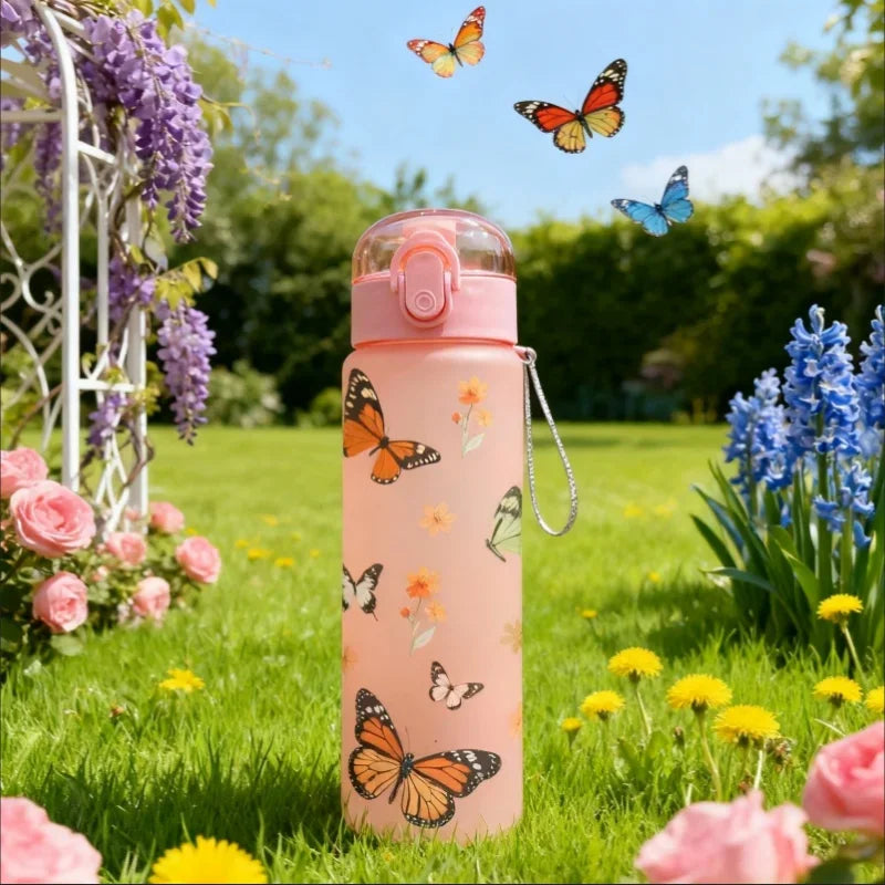 780ml Butterfly Sports Water Bottle Leak Proof Gym Jug BPA Free - 3