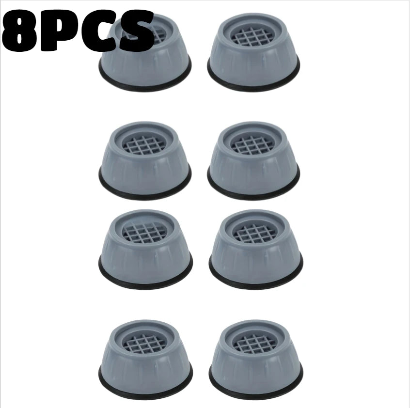 12PCS Anti Vibration Pads Washing Machine Feet Stabilizer Raiser Mat