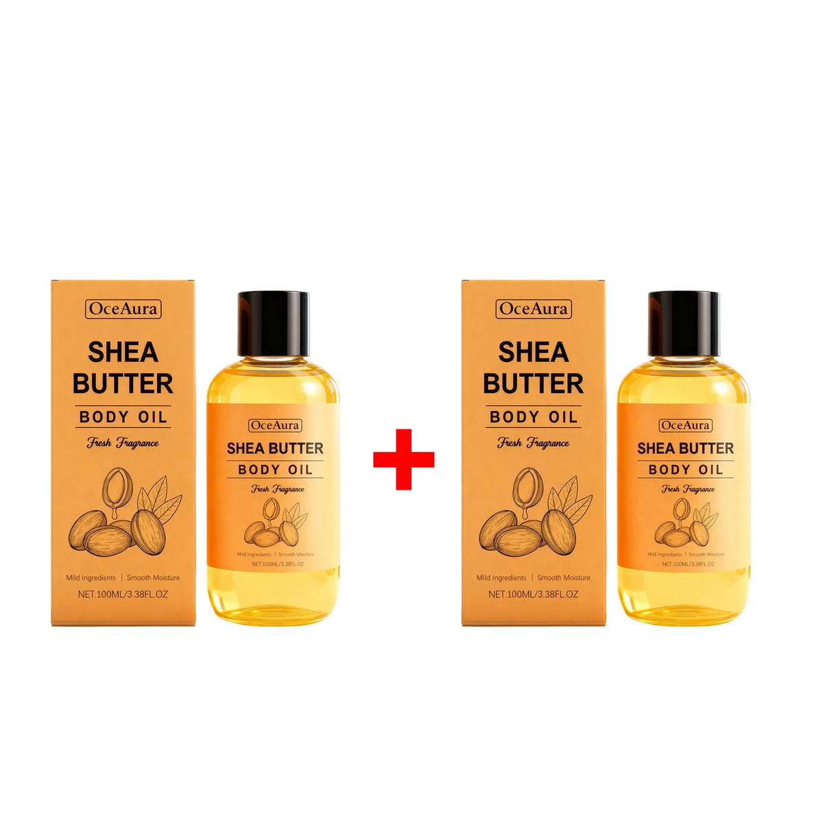 Shea Butter Body Oil Hydrating Massage Care for Dry Skin