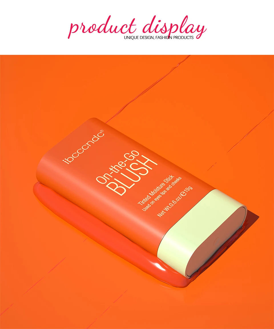Korean Blush Stick Matte Cream Blusher & Tinted Makeup Stick - 24