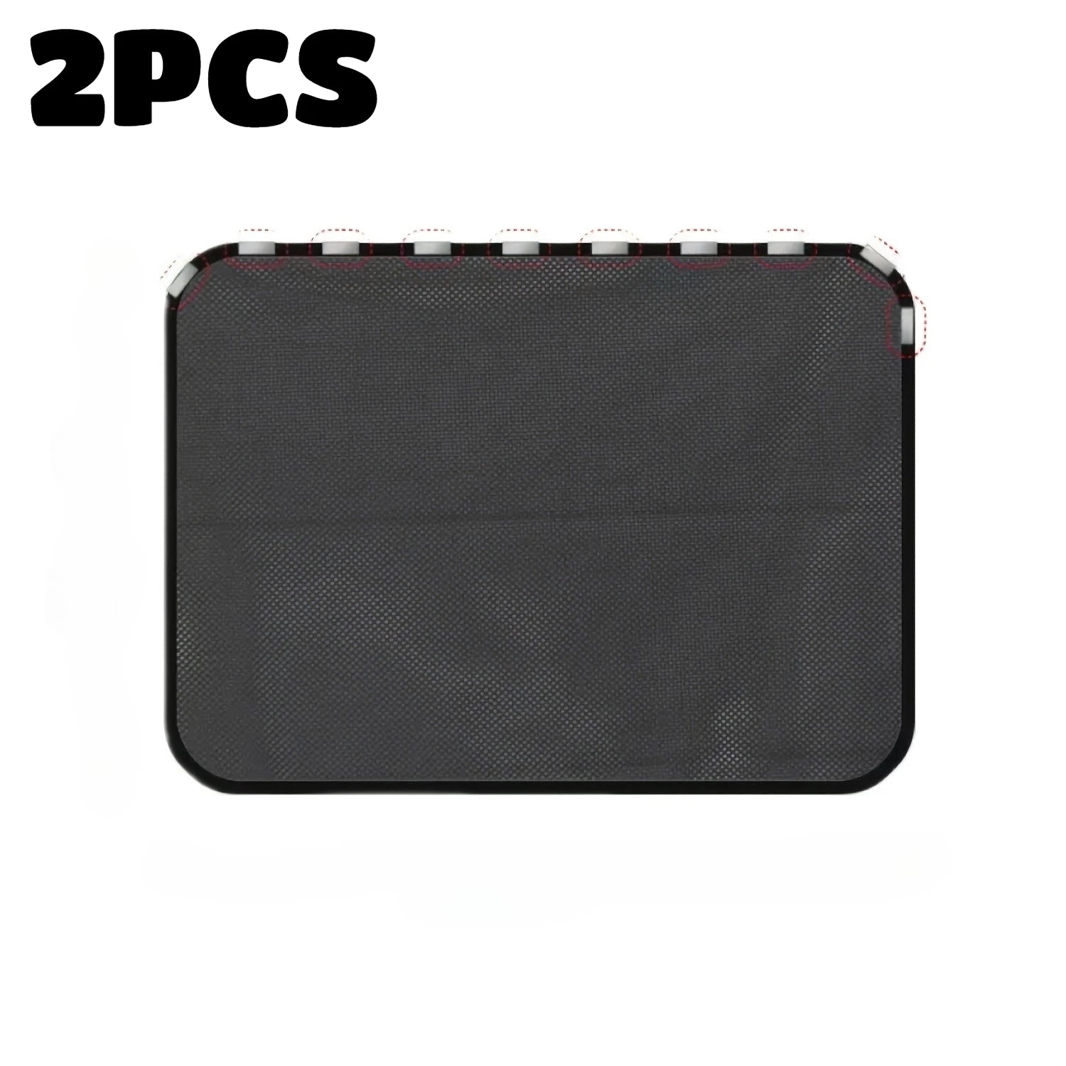 4pcs Universal Car Window Sun Shades Magnetic UV Protection Mesh Curtains - 11