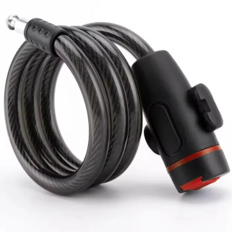 Heavy Duty Bike Steel Cable Lock with Mounting Bracket Anti Theft Security - 2