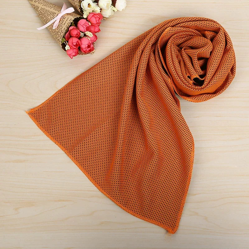 Instant Cooling Towel for Sports Fitness Workout and Yoga Sweat Relief - 21
