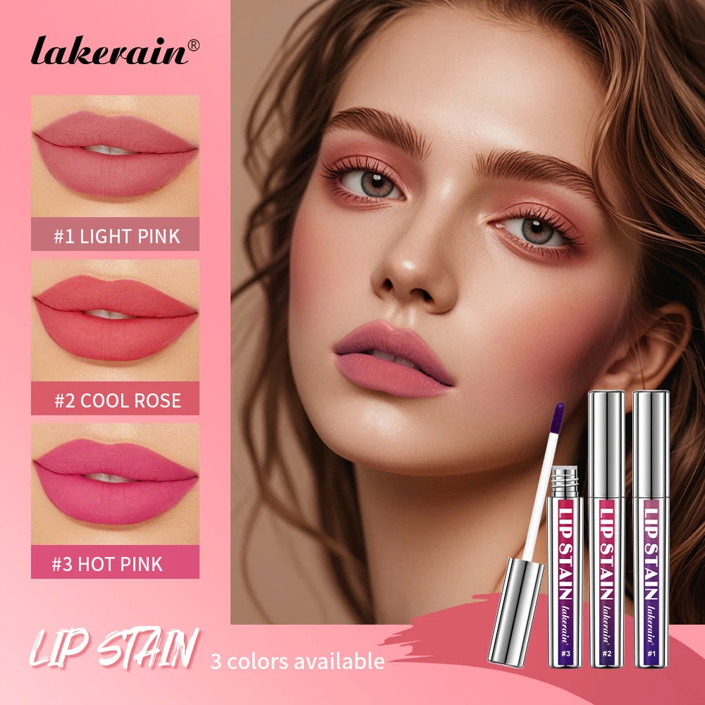 Lakerain Peel Off Lip Stain Long Lasting Waterproof Lip Tint Set - 2