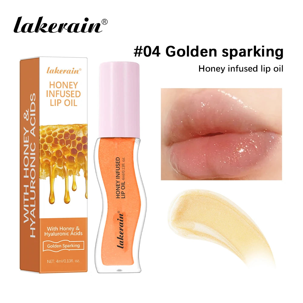 Lakerain Honey Infused Moisturizing Lip Gloss Oil - 21