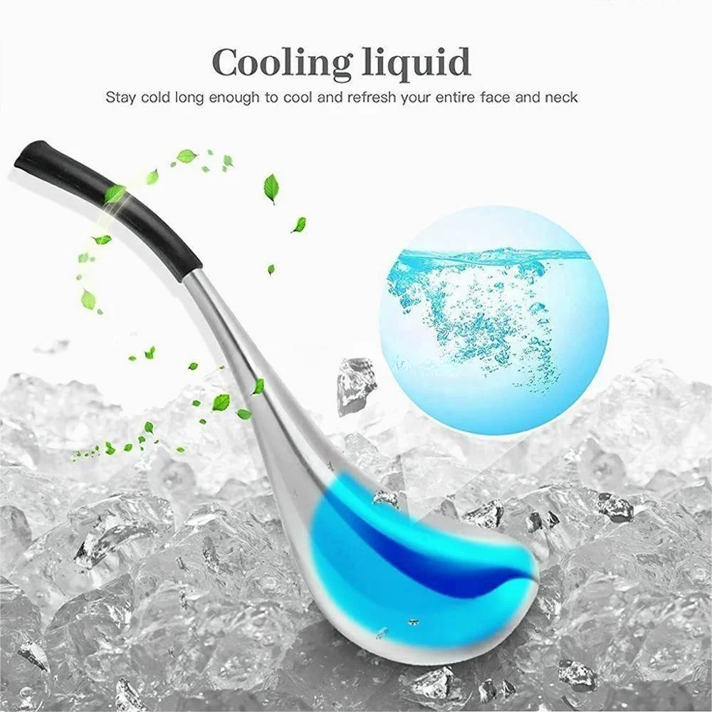 Stainless Steel Ice Globes Facial Cryo Sticks Cooling Roller - 8