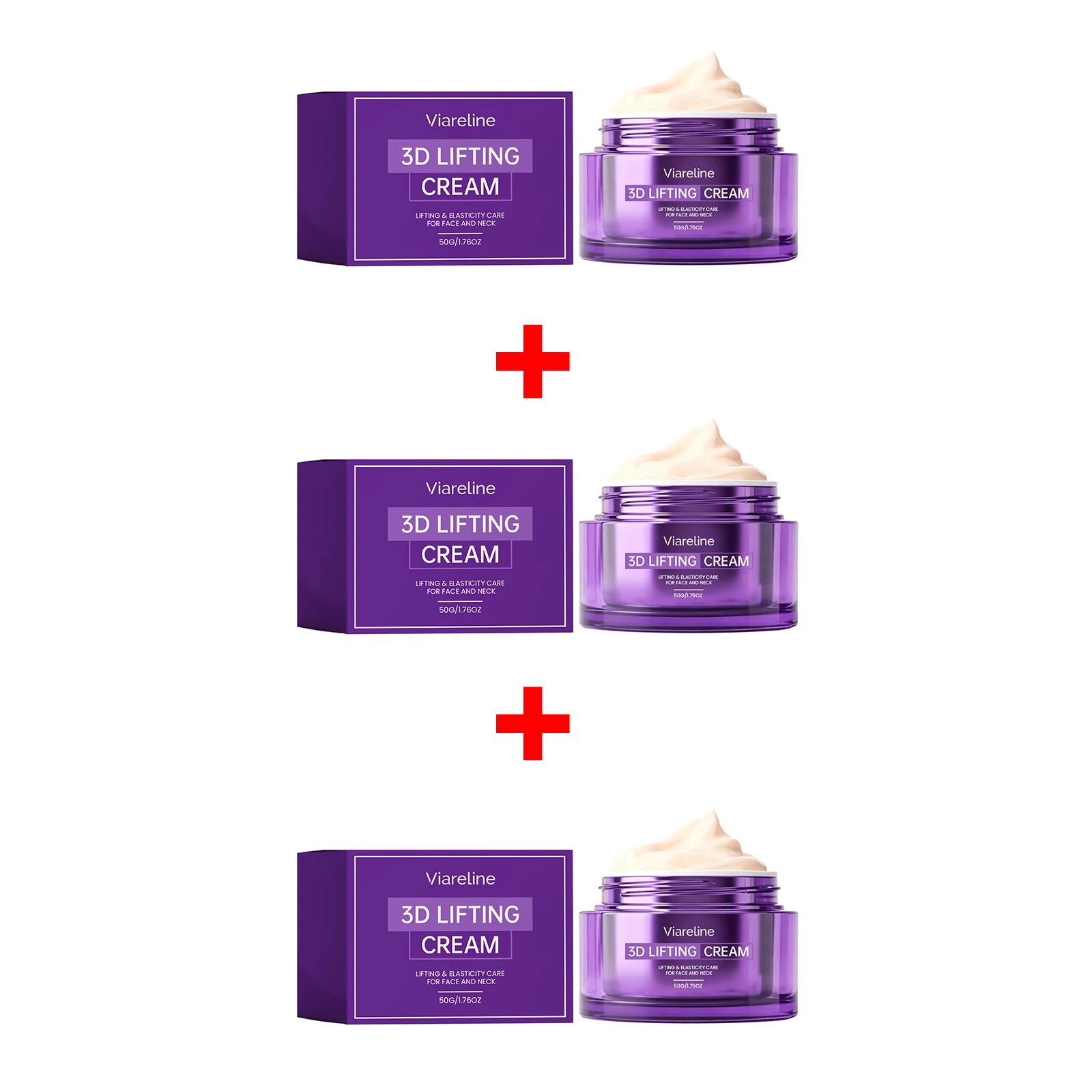 3D Face And Neck Lifting Firming Cream Anti Aging Moisturizer - 15