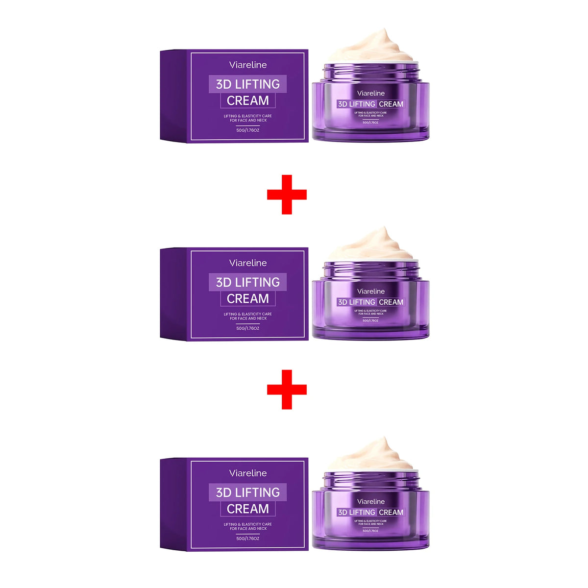 3D Face And Neck Lifting Firming Cream Anti Aging Moisturizer