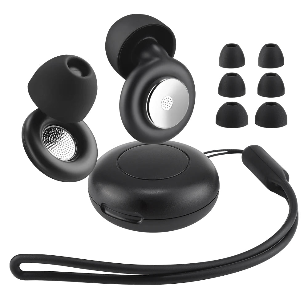 Noise-Canceling Sleep Earplugs Reusable Silicone Ear Plugs - 17