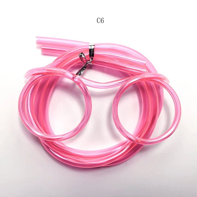 Funny Straw Glasses Creative Flexible Drinking Straws for Kids Party