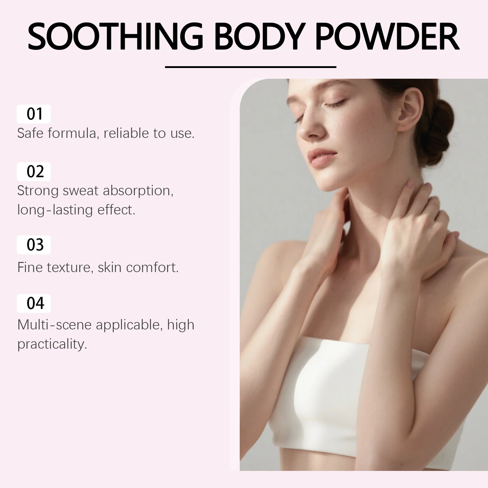 OceAura Comfort Body Powder Sweat Wicking Skin Soothing Refreshing Care - 10