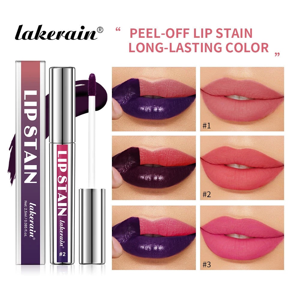 Peel Off Lip Stain Long Lasting Transfer Proof Tint Kit