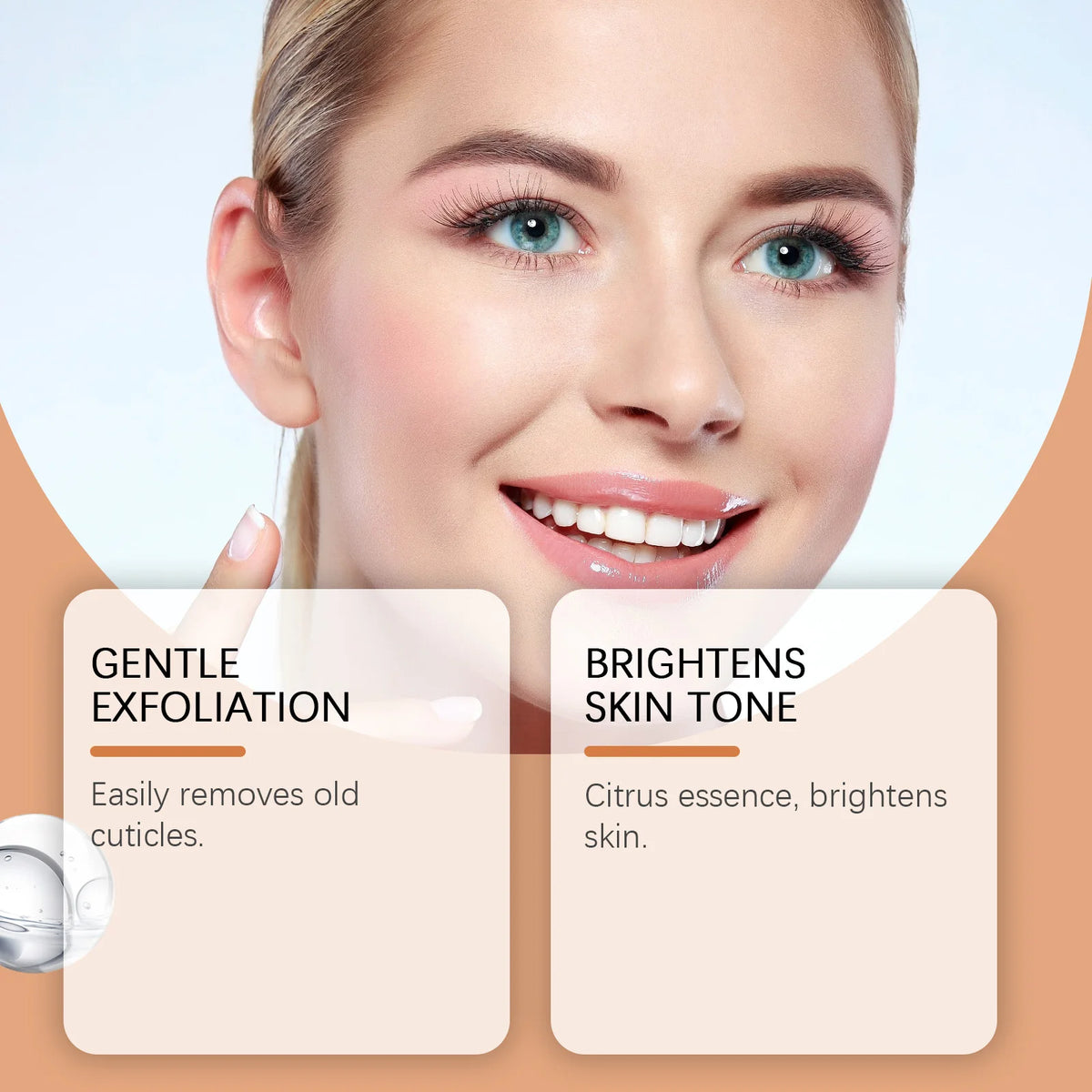 Orange Exfoliating Gel Facial Cleanser & Brightening Scrub